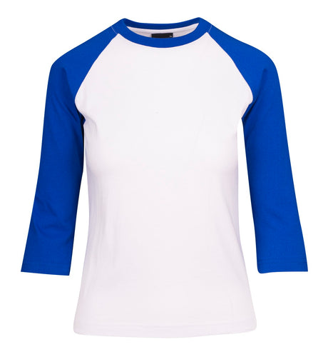 T231RL-Ladies 3/4 Sleeve Raglan Tees