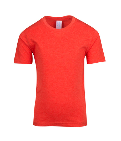 T306KS-Kids Marl Crew Neck T-shirt