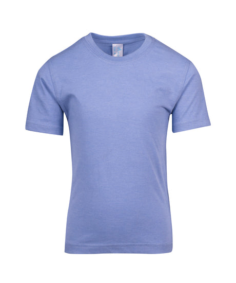 T306KS-Kids Marl Crew Neck T-shirt