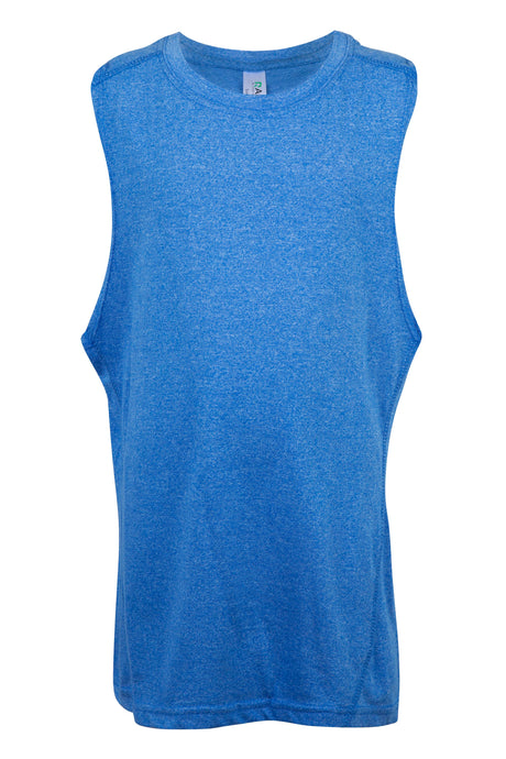 T313KS-Boys Heather SLEEVELESS Tee - Greatness Range