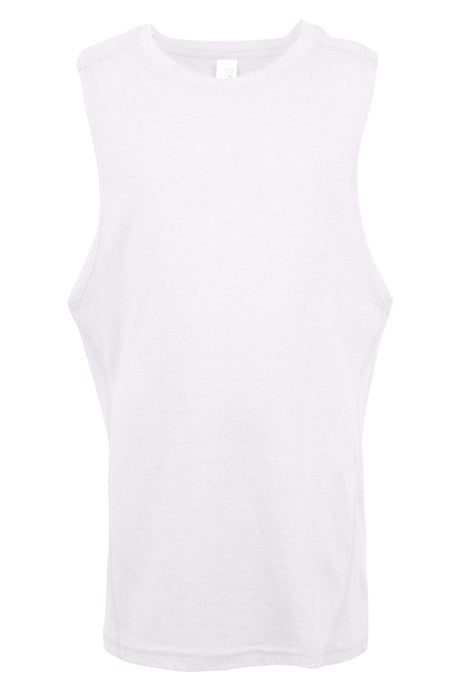 T313KS-Boys Heather SLEEVELESS Tee - Greatness Range