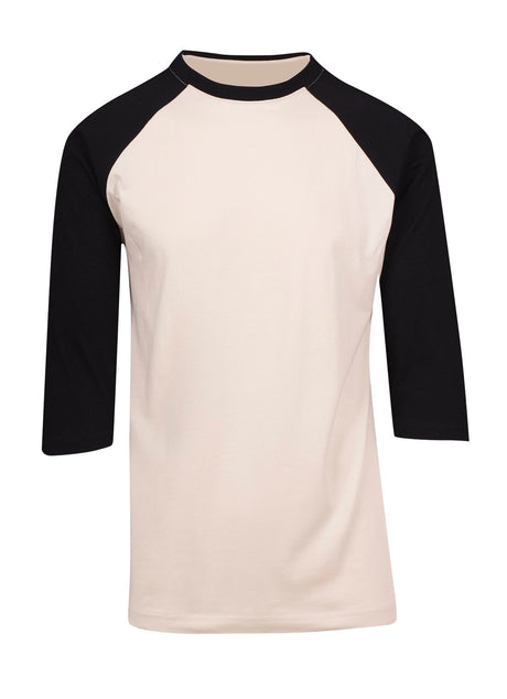 T343RG-Men's 3/4 Sleeve Raglan Tees