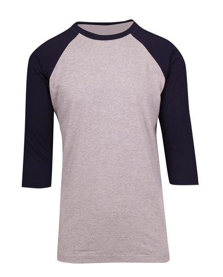 T343RG-Men's 3/4 Sleeve Raglan Tees