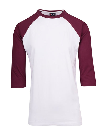 T343RG-Men's 3/4 Sleeve Raglan Tees