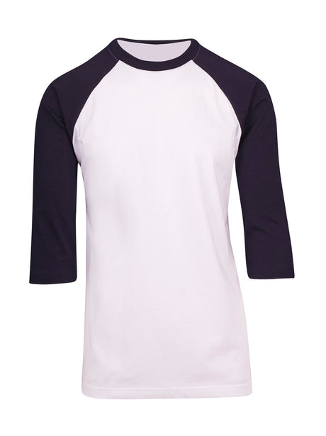 T343RG-Men's 3/4 Sleeve Raglan Tees