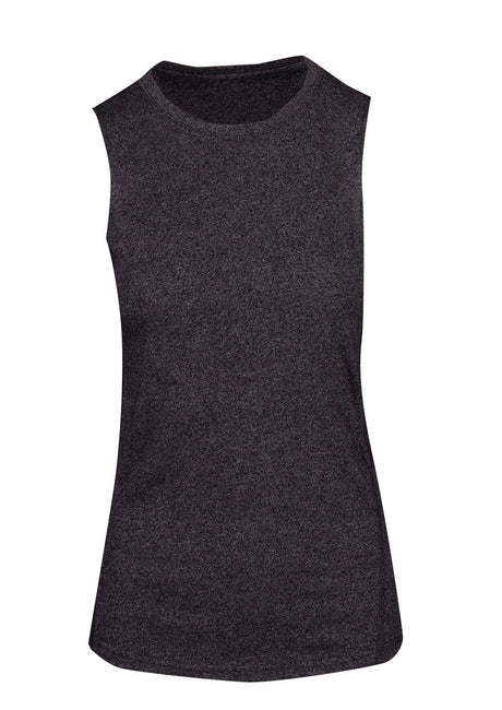 T403LD-Ladies Heather SLEEVELESS Tee - Greatness Range