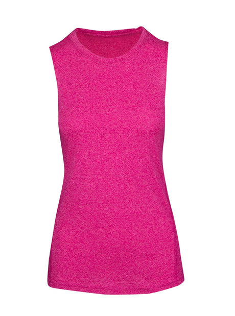 T403LD-Ladies Heather SLEEVELESS Tee - Greatness Range