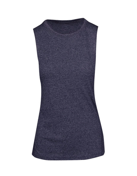 T403LD-Ladies Heather SLEEVELESS Tee - Greatness Range