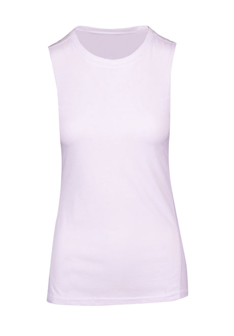 T403LD-Ladies Heather SLEEVELESS Tee - Greatness Range