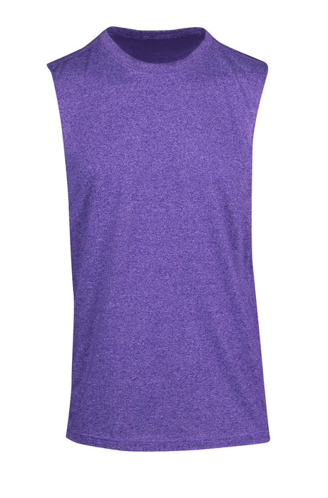 T403MS-Mens Heather SLEEVELESS Tee - Greatness Range