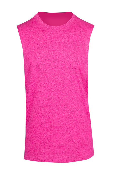 T403MS-Mens Heather SLEEVELESS Tee - Greatness Range