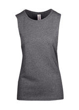 T405LD-Ladies 180gsm 100% combed cotton sleeveless tee