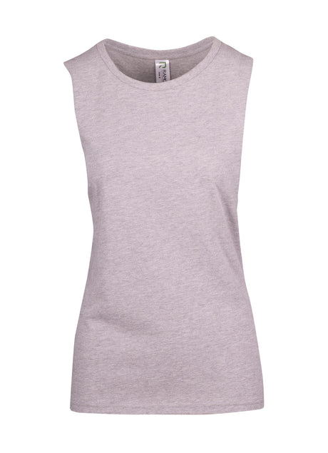 T405LD-Ladies 180gsm 100% combed cotton sleeveless tee