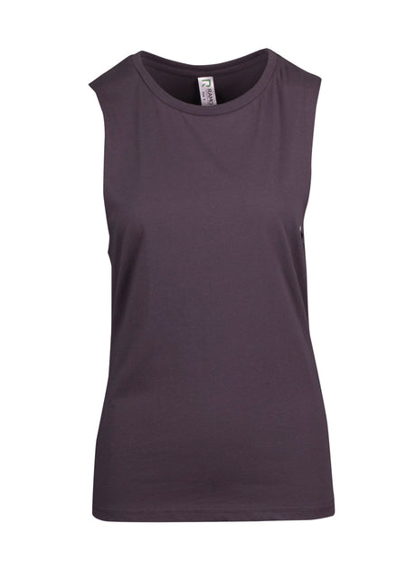 T405LD-Ladies 180gsm 100% combed cotton sleeveless tee