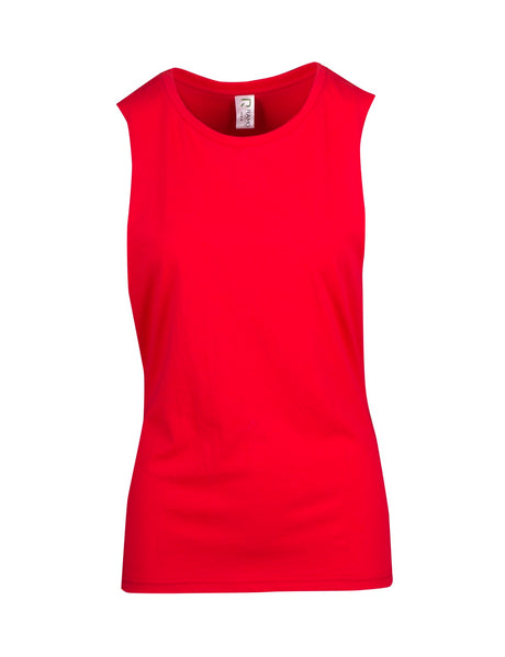 T405LD-Ladies 180gsm 100% combed cotton sleeveless tee