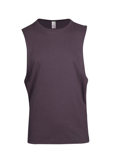 T405MS-180gsm 100% combed cotton sleeveless tee