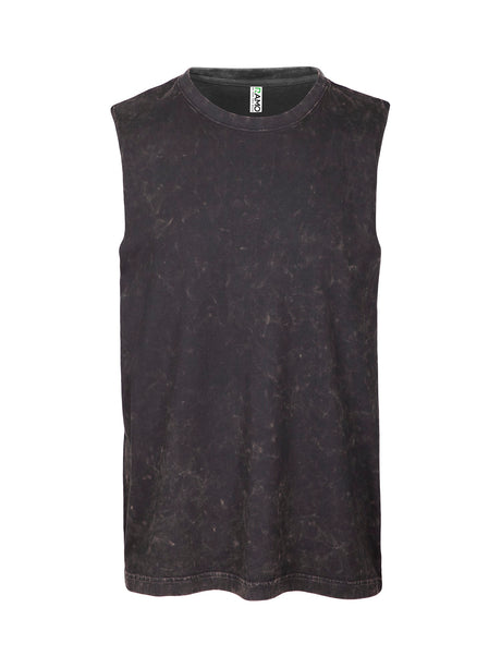 T406MS-Men's Stone Wash Tanks