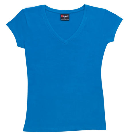 T727LD-Ladies V Neck