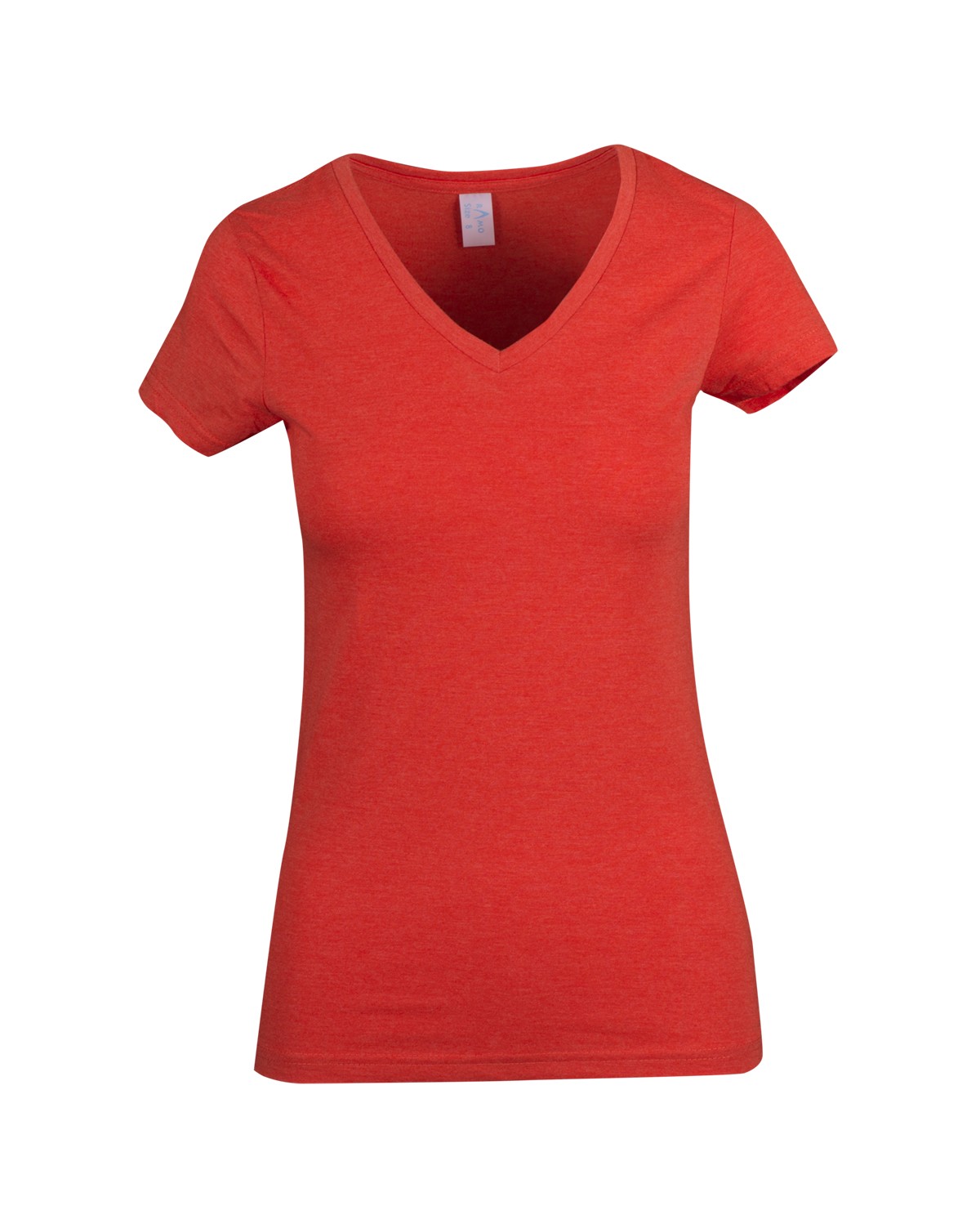 T903LD-Ladies Marl V-neck T-shirt