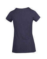 T903LD-Ladies Marl V-neck T-shirt