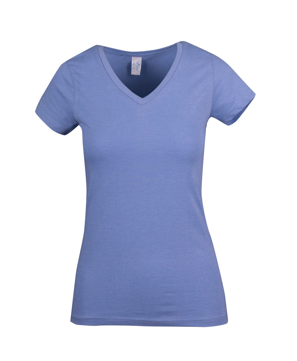 T903LD-Ladies Marl V-neck T-shirt