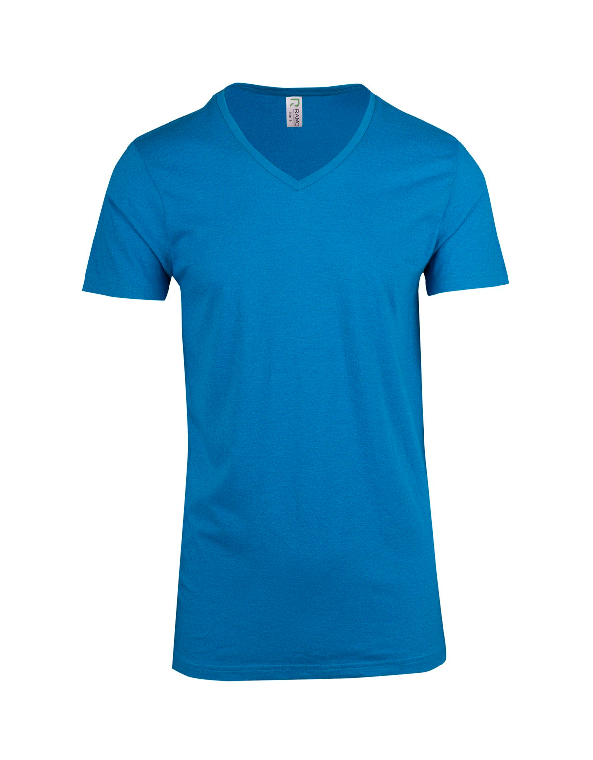 T903TV-Mens Marl V-neck T-shirt