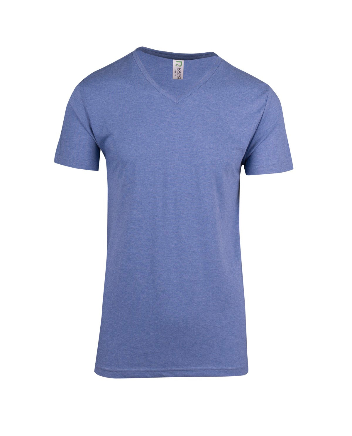 T903TV-Mens Marl V-neck T-shirt