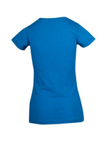 T917LD-Ladies Raw Cotton Wave Tees