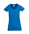 T917LD-Ladies Raw Cotton Wave Tees