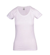 T917LD-Ladies Raw Cotton Wave Tees