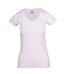 T917LD-Ladies Raw Cotton Wave Tees