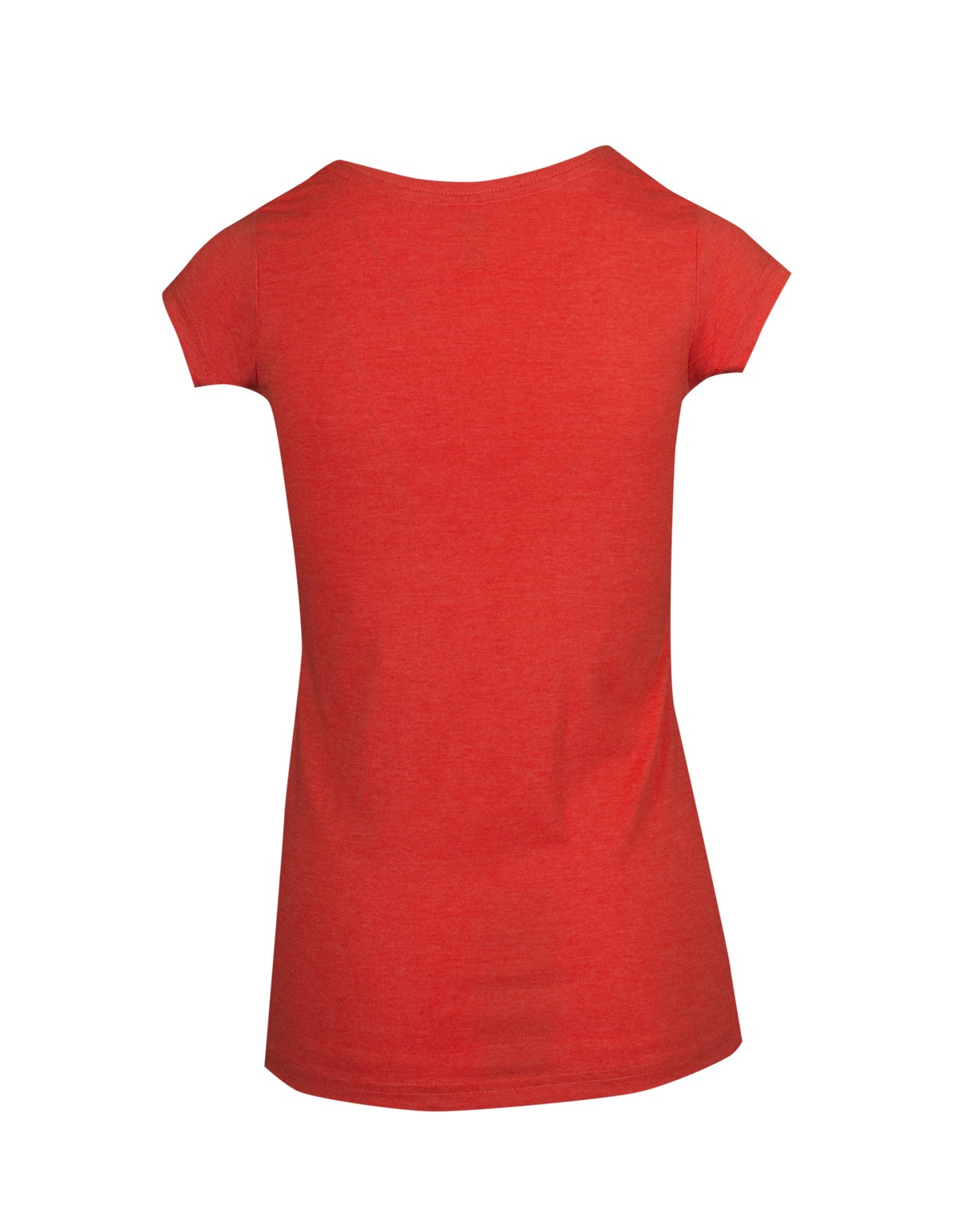 T938LD-Ladies Marl Scoop Neck T-shirt