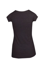 T938LD-Ladies Marl Scoop Neck T-shirt