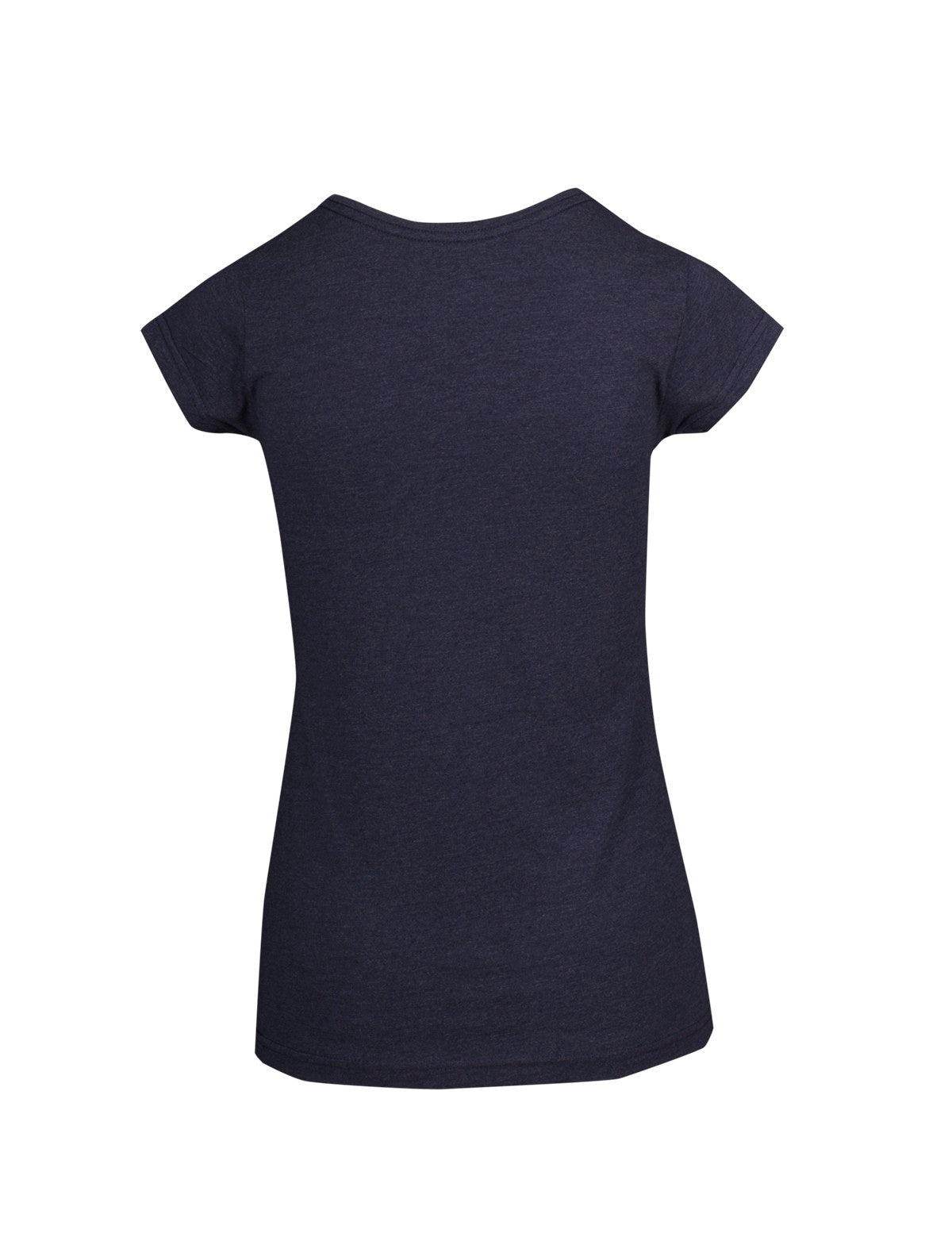 T938LD-Ladies Marl Scoop Neck T-shirt