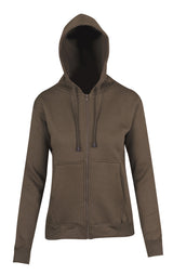 TZ66UN-Ladies/Juniors Zipper Hoodies with Pocket