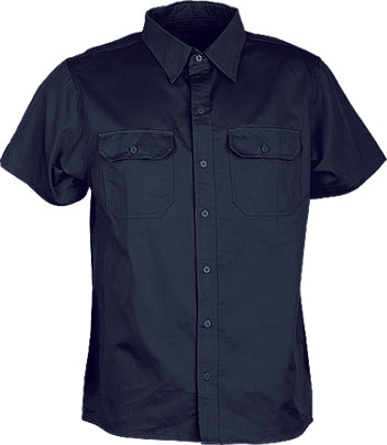 WS0679-Cotton Drill Work Shirt S/S