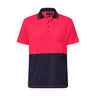 WSP201-Hi Vis Two Tone Ss Polo Pocket