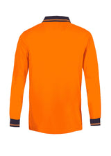 WSP209-Hi Vis Light Weight Ls Polo