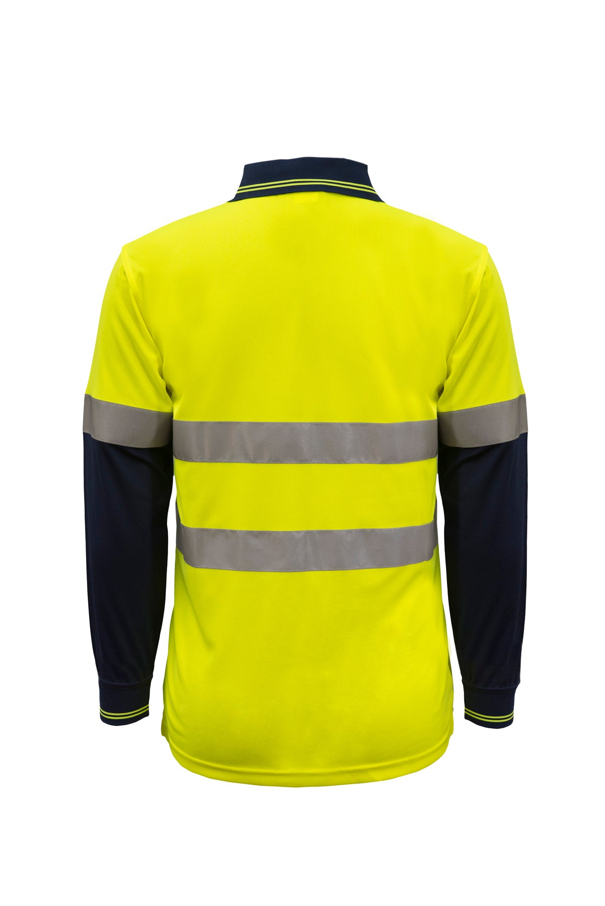 WSP409-Hi Vis Two Tone Ls Polo & Tape