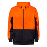 WT8017-Hi Vis Hoodie W/Zip