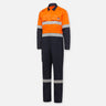 Y00055-Shieldtec FR Hi Vis Spliced Coverall with FR Tape