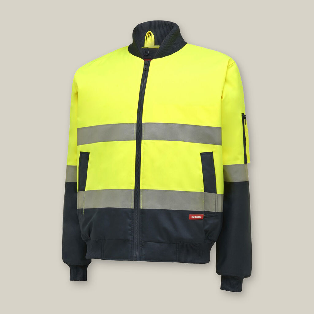 CORE HI-VIS 2 TONE TAPED WATERPROOF BOMBER JACKET