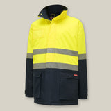 CORE HI-VIS 2 TONE TAPED QUILTED WATERPROOF JACKET