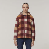 Y08522-Hard Yakka Womens Check Zoodie