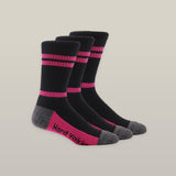 Y08606-Hard Yakka Womens 3 Pack Crew Socks