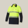 KOOLGEAR HI-VIS 2 TONE TAPED VENTED LONG SLEEVE POLO