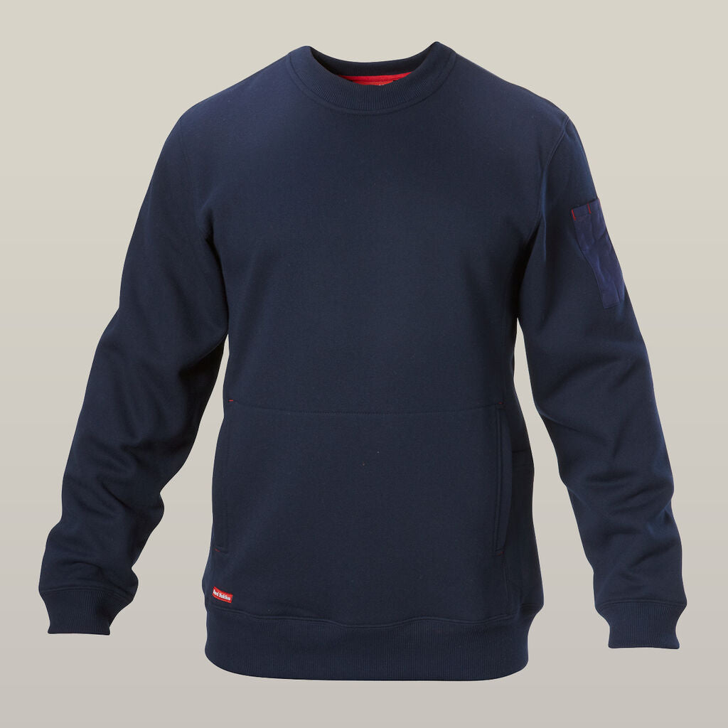 CREW NECK FLEECE JUMPER