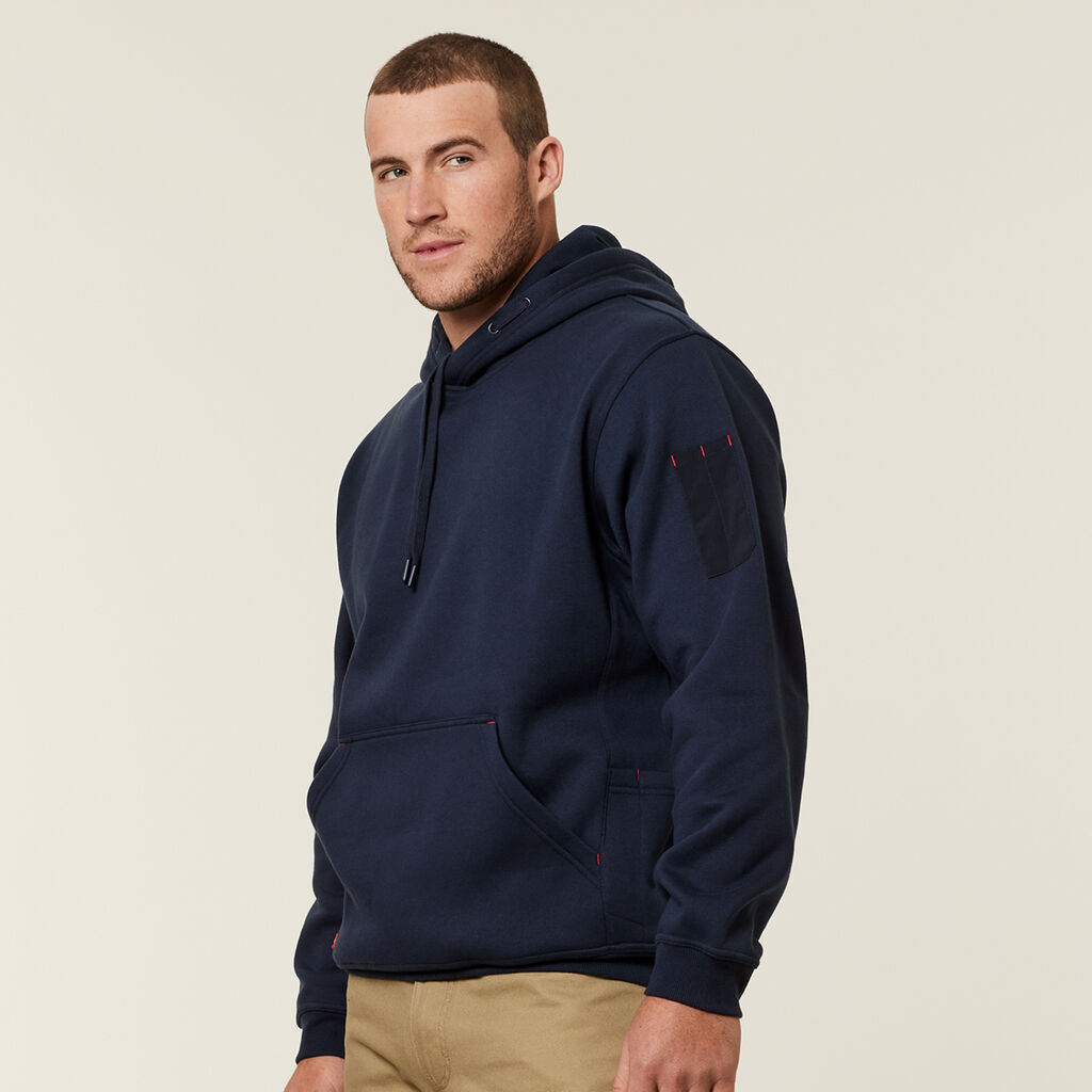 BRUSHED FLEECE WORKWEAR HOODIE