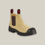 GRIT PULL ON STEEL TOE SAFETY BOOT - SAND-Sand