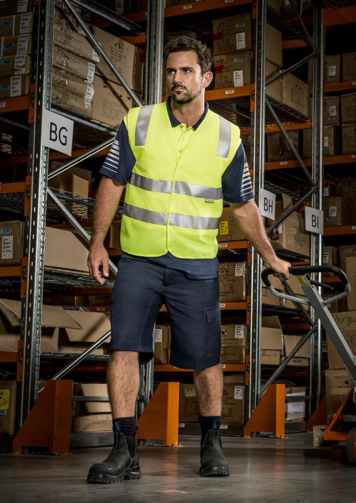 ZV999-Unisex Hi Vis Basic Vest